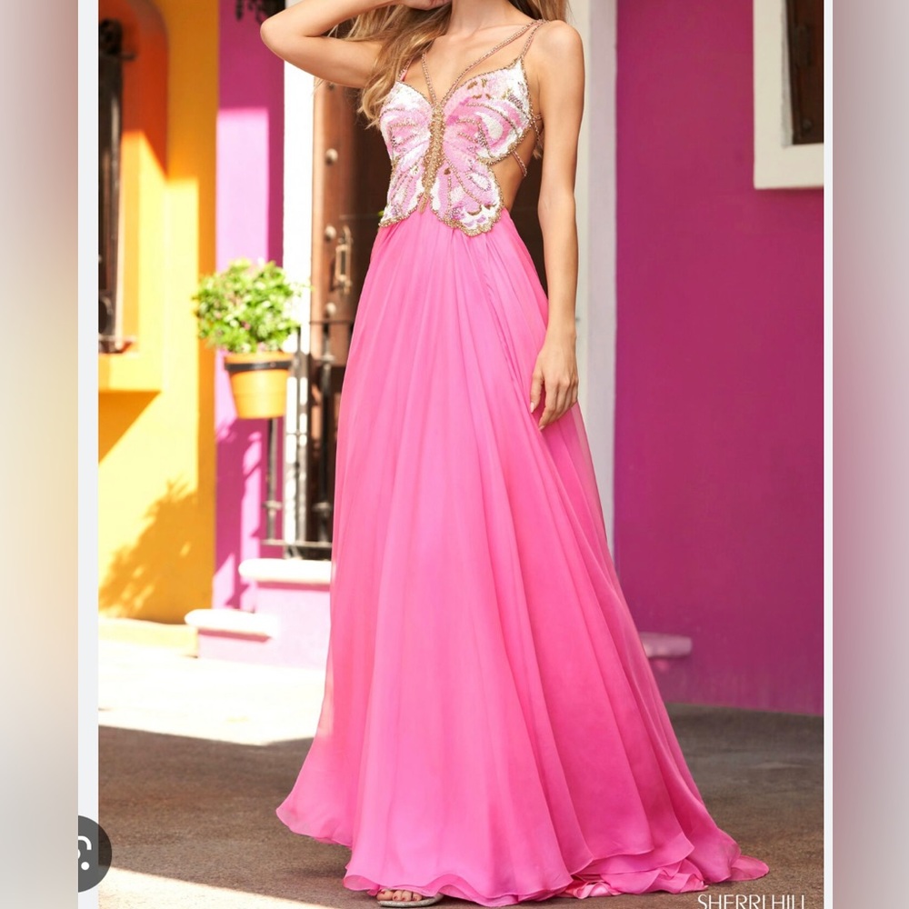 Sherri hill butterfly dress